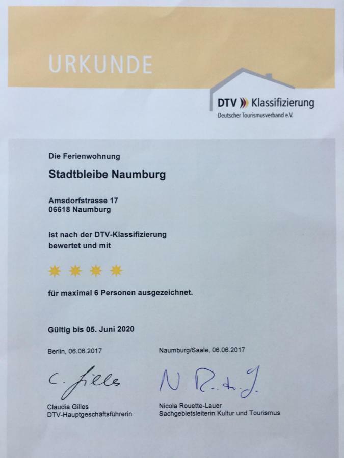 Stadtbleibe Naumburg Naumburg  Dış mekan fotoğraf